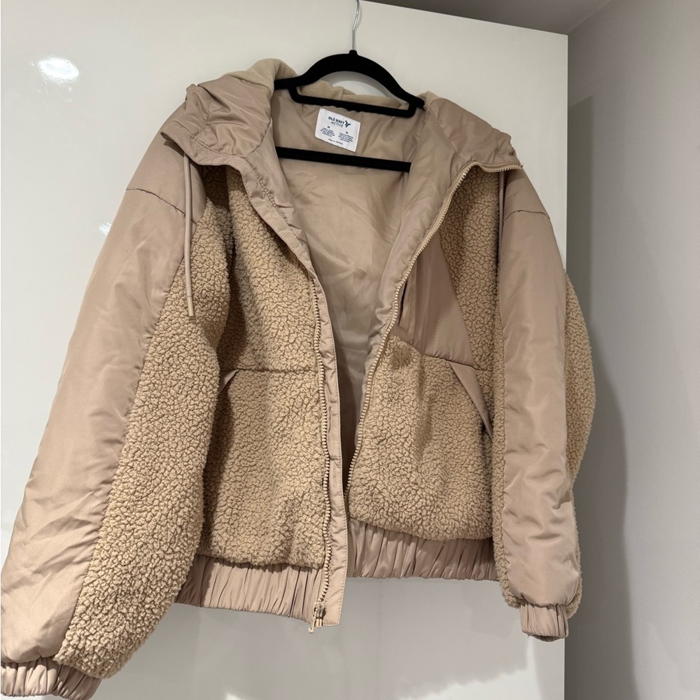 Old Navy Tan Teddy Jacket